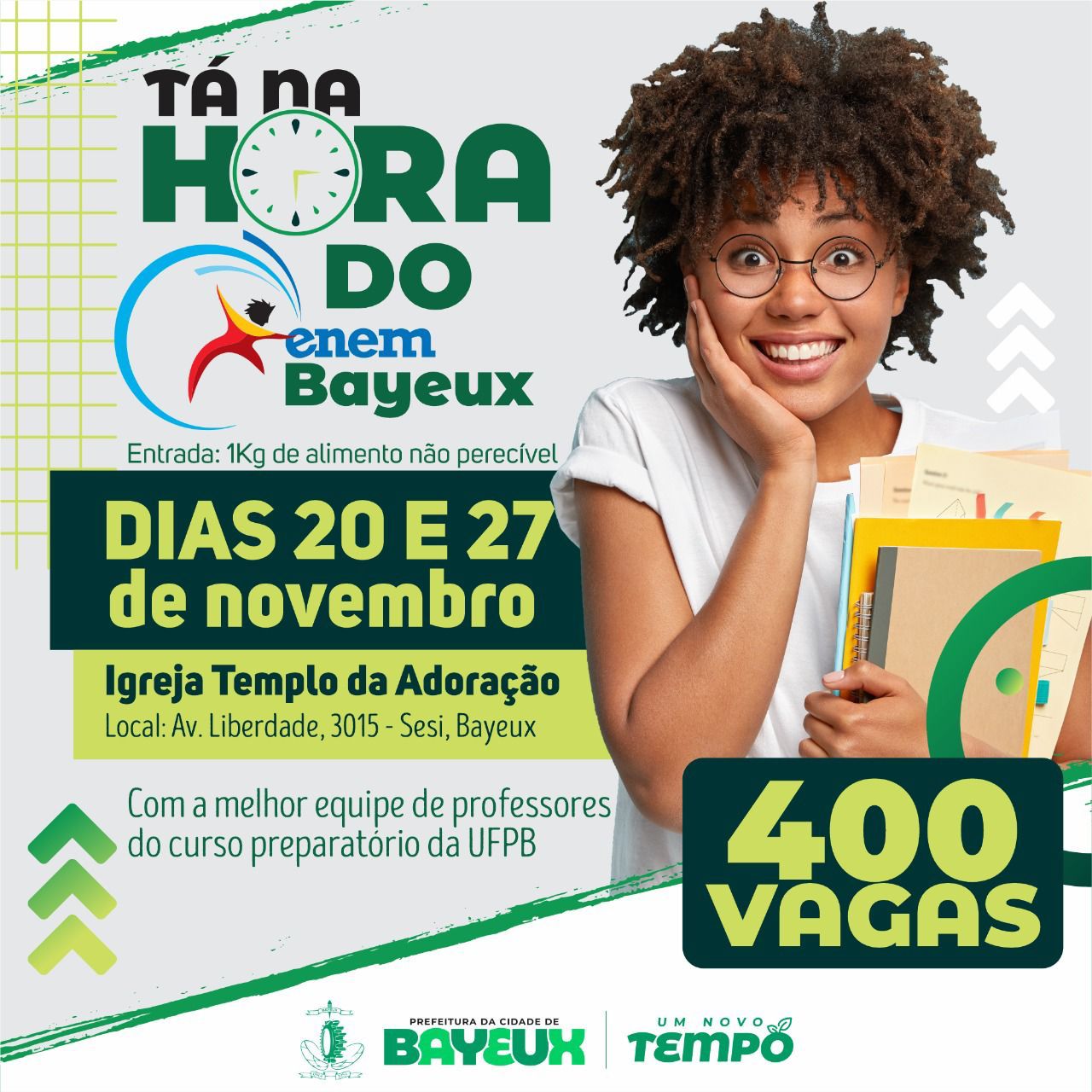 Prefeitura de Bayeux promove aulão preparatório para o ENEM Blog do Ninja